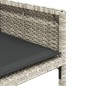 vidaXL Set comedor de jardín 9 pzas cojines ratán sintético gris claro vidaXL Set comedor de jardín 9 pzas cojines ratán sintético gris claro