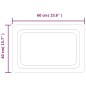 vidaXL Espejo de baño con LED 40x60 cm vidaXL Espejo de baño con LED 40x60 cm