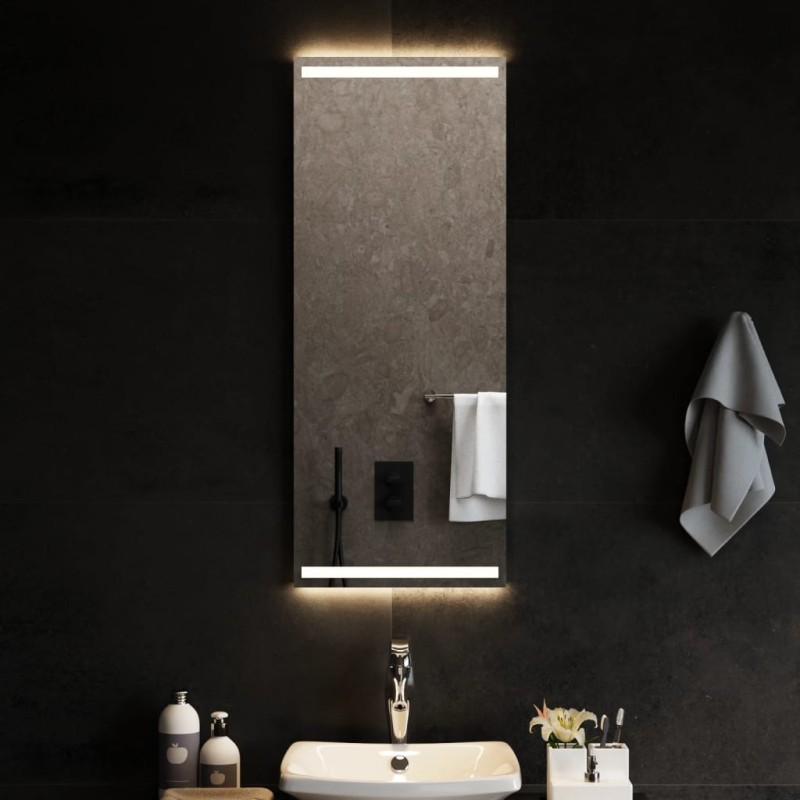 vidaXL Espejo de baño con LED 40x100 cm vidaXL Espejo de baño con LED 40x100 cm