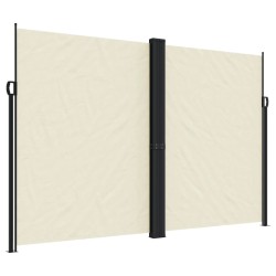 vidaXL Toldo lateral retráctil crema 220x1000 cm