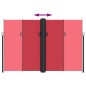 vidaXL Toldo lateral retráctil rojo 220x1000 cm vidaXL Toldo lateral retráctil rojo 220x1000 cm