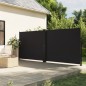 vidaXL Toldo lateral retráctil negro 160x1200 cm vidaXL Toldo lateral retráctil negro 160x1200 cm