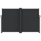 vidaXL Toldo lateral retráctil negro 160x1200 cm vidaXL Toldo lateral retráctil negro 160x1200 cm