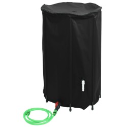 vidaXL Depósito de agua plegable con grifo PVC 500 l