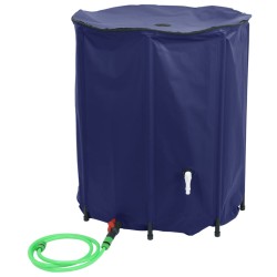 vidaXL Depósito de agua plegable con grifo PVC 1250 l