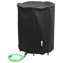vidaXL Depósito de agua plegable con grifo PVC 1350 l