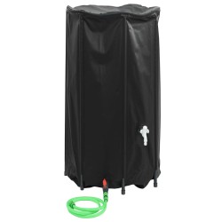 vidaXL Depósito de agua plegable con grifo PVC 380 l