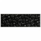 vidaXL Alfombra de cocina lavable terciopelo negro Morning 60x180 cm vidaXL Alfombra de cocina lavable terciopelo negro Morning 60x180 cm