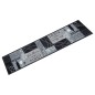 vidaXL Alfombra de cocina lavable terciopelo gris Wine 60x300 cm vidaXL Alfombra de cocina lavable terciopelo gris Wine 60x300 cm