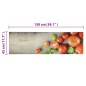 vidaXL Alfombra de cocina lavable terciopelo tomates 45x150 cm vidaXL Alfombra de cocina lavable terciopelo tomates 45x150 cm