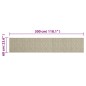 vidaXL Alfombra de cocina lavable terciopelo hojas 60x300 cm vidaXL Alfombra de cocina lavable terciopelo hojas 60x300 cm