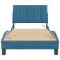 vidaXL Estructura de cama con luces LED terciopelo azul 80x200 cm vidaXL Estructura de cama con luces LED terciopelo azul 80x200 cm