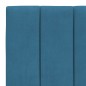 vidaXL Estructura de cama con luces LED terciopelo azul 80x200 cm vidaXL Estructura de cama con luces LED terciopelo azul 80x200 cm