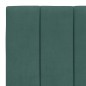 vidaXL Estructura cama con luces LED terciopelo verde oscuro 90x190 cm vidaXL Estructura cama con luces LED terciopelo verde oscuro 90x190 cm
