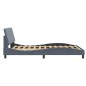 vidaXL Estructura de cama luces LED terciopelo gris oscuro 140x200 cm vidaXL Estructura de cama luces LED terciopelo gris oscuro 140x200 cm