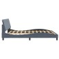 vidaXL Estructura cama con luces LED terciopelo gris oscuro 180x200 cm vidaXL Estructura cama con luces LED terciopelo gris oscuro 180x200 cm