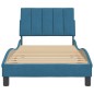 vidaXL Estructura cama con cabecero terciopelo azul 80x200 cm vidaXL Estructura cama con cabecero terciopelo azul 80x200 cm