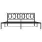 vidaXL Estructura de cama con cabecero metal negro 183x213 cm vidaXL Estructura de cama con cabecero metal negro 183x213 cm