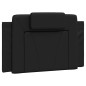 vidaXL Estructura de cama con cabecero cuero sintético negro 90x200 cm vidaXL Estructura de cama con cabecero cuero sintético negro 90x200 cm