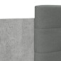 vidaXL Cama con cabecero madera de ingeniería gris hormigón 140x200 cm vidaXL Cama con cabecero madera de ingeniería gris hormigón 140x200 cm