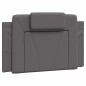 vidaXL Estructura de cama con luces LED cuero sintético gris 80x200 cm vidaXL Estructura de cama con luces LED cuero sintético gris 80x200 cm