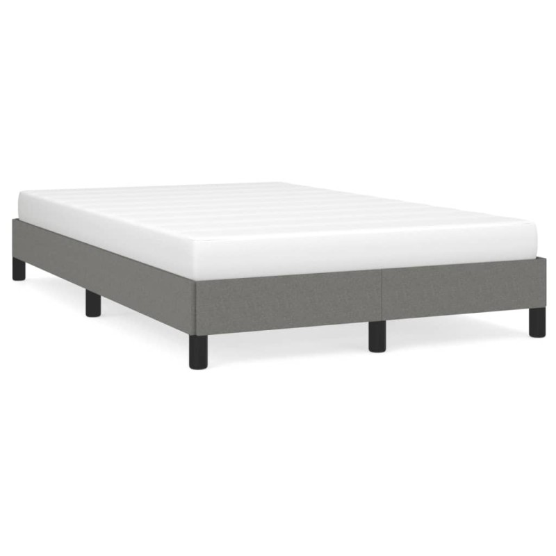 vidaXL Estructura de cama tela gris oscuro 120x190 cm vidaXL Estructura de cama tela gris oscuro 120x190 cm