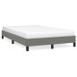 vidaXL Estructura de cama tela gris oscuro 120x190 cm vidaXL Estructura de cama tela gris oscuro 120x190 cm