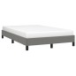 vidaXL Estructura de cama tela gris oscuro 120x190 cm vidaXL Estructura de cama tela gris oscuro 120x190 cm