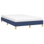 vidaXL Estructura de cama tela azul 120x190 cm vidaXL Estructura de cama tela azul 120x190 cm