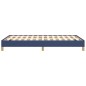 vidaXL Estructura de cama tela azul 120x190 cm vidaXL Estructura de cama tela azul 120x190 cm