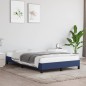 vidaXL Estructura de cama tela azul 120x190 cm vidaXL Estructura de cama tela azul 120x190 cm