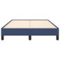 vidaXL Estructura de cama tela azul 120x190 cm vidaXL Estructura de cama tela azul 120x190 cm