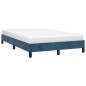 vidaXL Estructura de cama terciopelo azul oscuro 120x190 cm vidaXL Estructura de cama terciopelo azul oscuro 120x190 cm