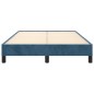 vidaXL Estructura de cama terciopelo azul oscuro 120x190 cm vidaXL Estructura de cama terciopelo azul oscuro 120x190 cm