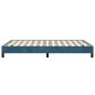 vidaXL Estructura de cama terciopelo azul oscuro 120x190 cm vidaXL Estructura de cama terciopelo azul oscuro 120x190 cm