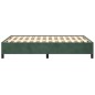 vidaXL Estructura de cama terciopelo verde 120x190 cm