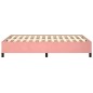 vidaXL Estructura de cama terciopelo rosa 120x190 cm vidaXL Estructura de cama terciopelo rosa 120x190 cm