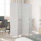 vidaXL Biombo separador de 4 paneles madera maciza Paulownia blanco vidaXL Biombo separador de 4 paneles madera maciza Paulownia blanco
