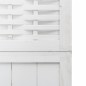vidaXL Biombo separador de 4 paneles madera maciza Paulownia blanco vidaXL Biombo separador de 4 paneles madera maciza Paulownia blanco