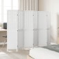 vidaXL Biombo separador de 6 paneles madera maciza Paulownia blanco vidaXL Biombo separador de 6 paneles madera maciza Paulownia blanco