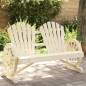 vidaXL Sillón de jardín Adirondack doble madera maciza de abeto vidaXL Sillón de jardín Adirondack doble madera maciza de abeto