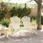 vidaXL Sillón de jardín Adirondack doble madera maciza de abeto vidaXL Sillón de jardín Adirondack doble madera maciza de abeto