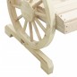 vidaXL Sillón de jardín Adirondack doble madera maciza de abeto vidaXL Sillón de jardín Adirondack doble madera maciza de abeto