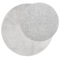 vidaXL Alfombra de pelo corto OVIEDO gris Ø 100 cm vidaXL Alfombra de pelo corto OVIEDO gris Ø 100 cm