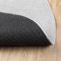 vidaXL Alfombra de pelo corto OVIEDO gris Ø 100 cm vidaXL Alfombra de pelo corto OVIEDO gris Ø 100 cm