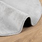 vidaXL Alfombra de pelo corto OVIEDO gris Ø 100 cm vidaXL Alfombra de pelo corto OVIEDO gris Ø 100 cm