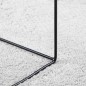 vidaXL Alfombra de pelo corto OVIEDO gris Ø 100 cm vidaXL Alfombra de pelo corto OVIEDO gris Ø 100 cm
