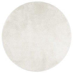 vidaXL Alfombra de pelo corto OVIEDO crema Ø 280 cm