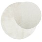 vidaXL Alfombra de pelo corto OVIEDO crema Ø 280 cm