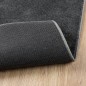 vidaXL Alfombra de pelo corto OVIEDO gris antracita 140x200 cm vidaXL Alfombra de pelo corto OVIEDO gris antracita 140x200 cm